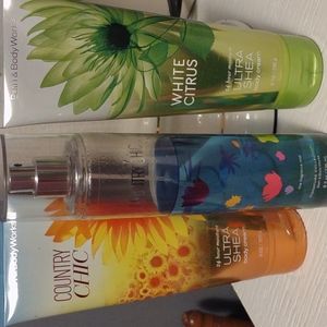 Bath and body works lotion and body spray.